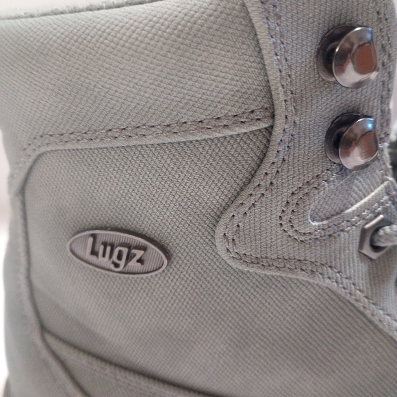 Lugz Mantle Hi Gray Combat Style Boots SZ 8 - Picture 4 of 10